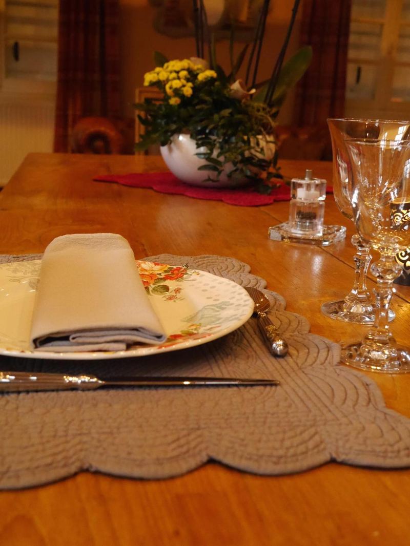 Une table d'hôtes