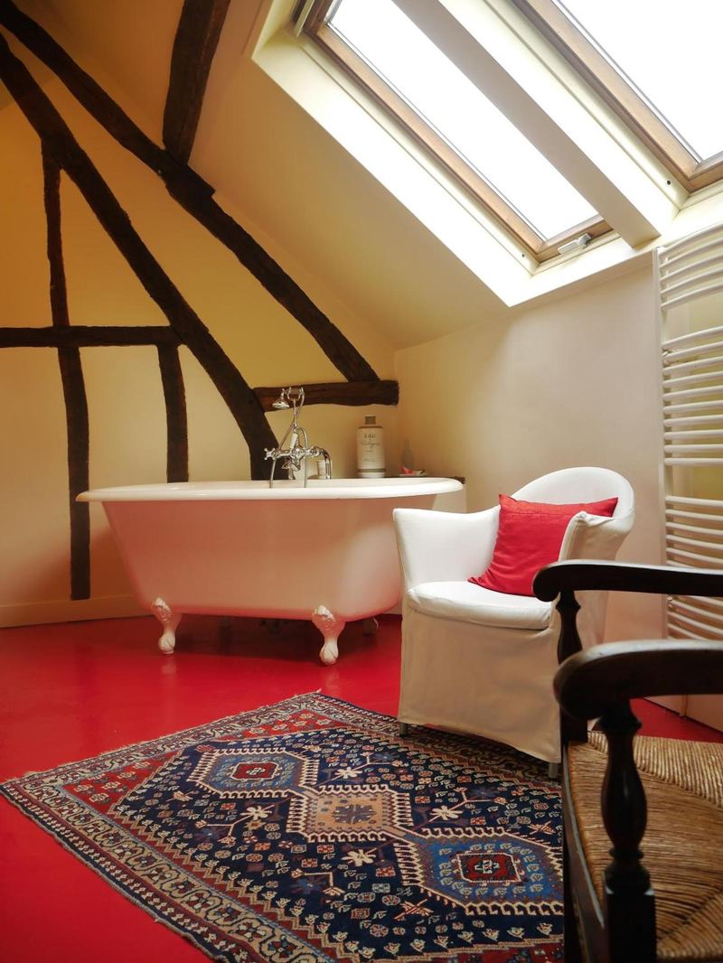 Coin salon sous les toits